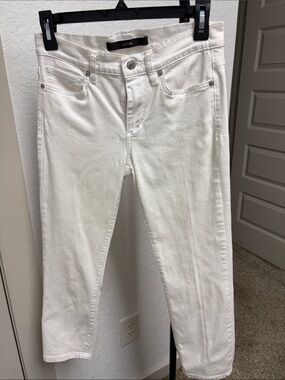 Joe's Jeans White Cropped Ankle Jeans